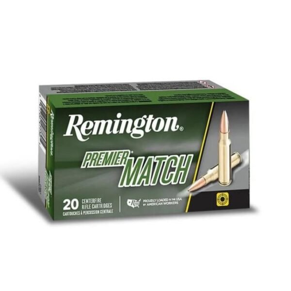 https3A2F2Fmedia.chattanoogashooting.com2Fimages2Fproduct2FRT276862FRT27686-1.jpg Remington Premier Match Rifle Ammunition .223 Rem 77 gr OTM 2790 fps 20/ct