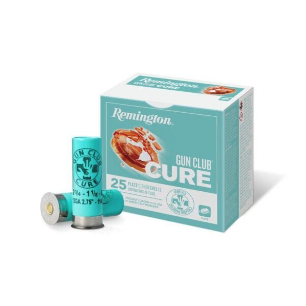 https3A2F2Fmedia.chattanoogashooting.com2Fimages2Fproduct2FRTR200292FRTR20029-1.jpg Remington Gun Club "Cure" Shotshells 12 ga 2-3/4 in 1-1/8 oz #8 1145 fps 25/ct