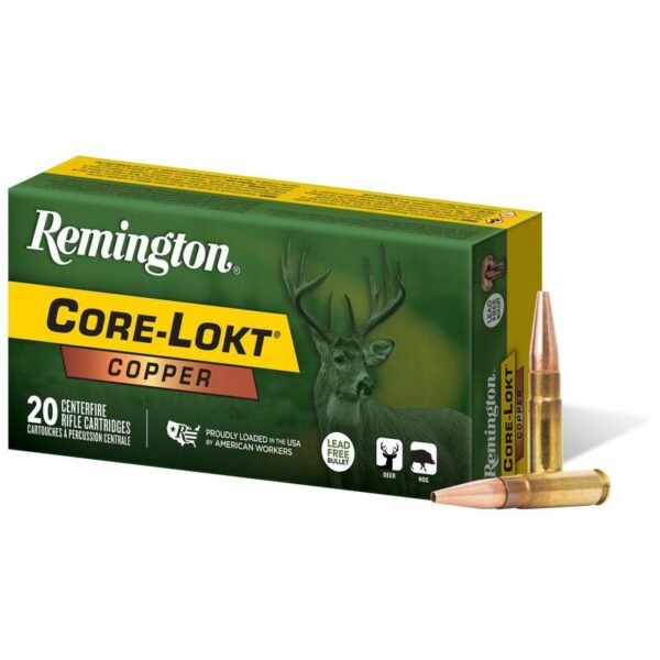 https3A2F2Fmedia.chattanoogashooting.com2Fimages2Fproduct2FRTR278572FRTR27857-1.jpg Remington Core-Lokt Copper Rifle Ammunition .300 Blackout 120gr CHP 2100 fps 20/ct