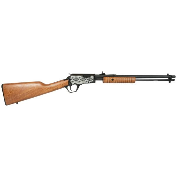 https3A2F2Fmedia.chattanoogashooting.com2Fimages2Fproduct2FTERP22181WDEN172FTERP22181WDEN17-1.jpg Rossi Gallery Pump Rifle .22 LR 15rd Capacity 18" Barrel Wood Stock Snakeskin Engraving