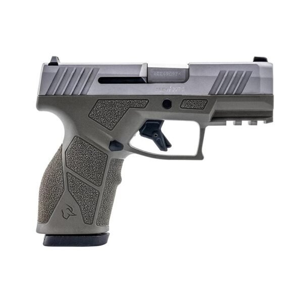 https3A2F2Fmedia.chattanoogashooting.com2Fimages2Fproduct2FTX1GX2939O102FTX1GX2939O4.jpg Taurus GX2 Handgun 9mm Luger 10rd Magazines (2) 3.38" Barrel OD Green Frame/Stainless Slide