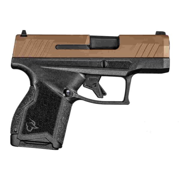 https3A2F2Fmedia.chattanoogashooting.com2Fimages2Fproduct2FTX1GX4M93E2F1-GX4M93E_1.jpg Taurus GX4 Black/Troy Coyote Brown 9mm Luger Micro-Compact 11rd 3.06" Barrel