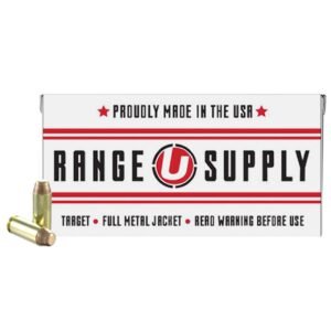 Underwood Range Supply Handgun Ammunition 10mm Auto 180 Grain FMJ 1250 fps 50/ct