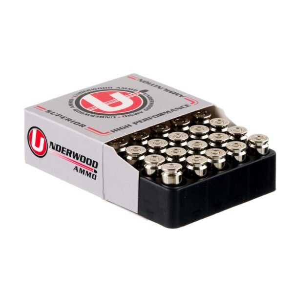 https3A2F2Fmedia.chattanoogashooting.com2Fimages2Fproduct2FUB9412FUB9412.jpg Underwood Ammo Xtreme Penetrator (Platinum Edition) Handgun Ammunition 10mm Auto 140gr Solid 700 fps 20/ct