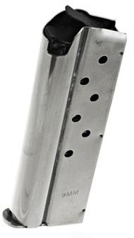 Ruger Officer Style SR1911 Stainless Steel Magazine  9mm Luger 7/rd