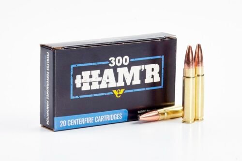 https3A2F2Fmedia.chattanoogashooting.com2Fimages2Fproduct2FWCA300HMR135HB2FWCA300HMR135HB-1.jpg Wilson Combat Ammunition 300 HAM R | 135gr Speer HAM'R Bonded 2450 FPS - 18 in Barrel | 20/Box