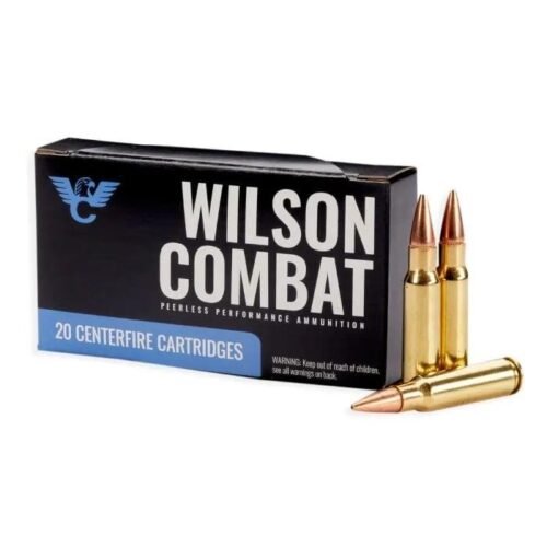 https3A2F2Fmedia.chattanoogashooting.com2Fimages2Fproduct2FWCA68110BTHP2FWCA68110BTHP1.jpg Wilson Combat Hornady BTHP Rifle Ammunition 6.8 SPC 110gr BTHP 2600 fps 20/ct
