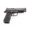 Wilson Combat/SIG P320 Full-Size Handgun 9mm Luger 17rd Magazines (2) 4.7" Barrel Black Grip Module Action Tune Straight Trigger