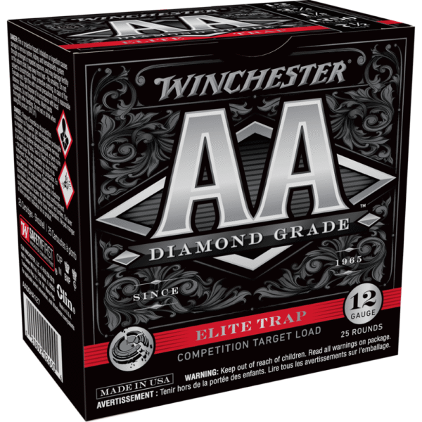 https3A2F2Fmedia.chattanoogashooting.com2Fimages2Fproduct2FWNAADGHA1272FAADGHA127-1.png Winchester AA Diamond Grade Shotshells 12 ga 2-3/4" 1-1/8oz 1250 fps #7.5 25/ct