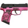 https3A2F2Fmedia.chattanoogashooting.com2Fimages2Fproduct2FXI640164SKP2Fsig-p365-380-bss-ms-nitron-pistol-sugar-skull-medusa-pink-XI640164SKP_right.jpg Sig Sauer P365-380-BSS-MS Exclusive "Sugar Skull" Pink Medusa Handgun .380 10rd Magazines (2) 3.1" Barrel