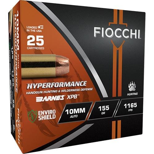 https3A2F2Fmedia.chattanoogashooting.com2Fimages2Fproduct2FXN10BA2FXN10BA.jpg Fiocchi Hyperformance Hunt Ammunition 10mm Auto 155gr HP 1165 fps 25/ct