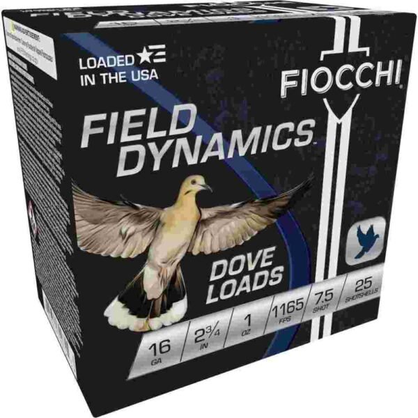 https3A2F2Fmedia.chattanoogashooting.com2Fimages2Fproduct2FXN16GT752FXN16GT75-1-1.jpg Fiocchi Lead Dove & Quail Shotshells 16ga 2-3/4 in 1oz 1165 fps #7.5 25/ct