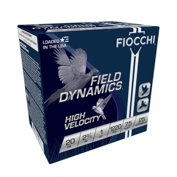 https3A2F2Fmedia.chattanoogashooting.com2Fimages2Fproduct2FXN20HV752FXN20HV75-1.jpg Fiocchi High Velocity Shotshells 20ga. 2-3/4" 1oz #7.5 25/ct