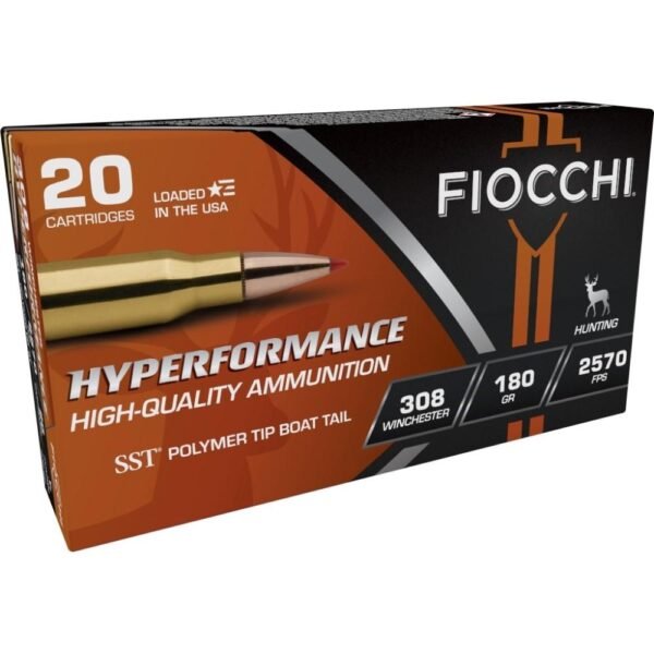 https3A2F2Fmedia.chattanoogashooting.com2Fimages2Fproduct2FXN308HSC2FXN308HSC-1.jpg Fiocchi Hyperformance Hunt Rifle Ammunition .308 Win 180 gr SST 2570 fps 20/ct