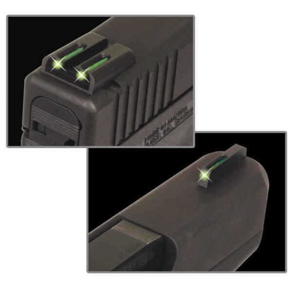https3A2F2Fmedia.chattanoogashooting.com2Fimages2Fproduct2FXRTG131MPT2FXRTG131MPT.jpg Truglo TFO Tritium/Fiber-Optic Day/Night Sights Fit S&W M&P - Front Green/Rear Green