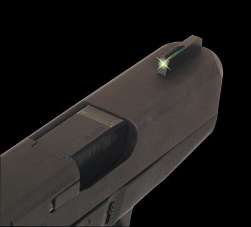 https3A2F2Fmedia.chattanoogashooting.com2Fimages2Fproduct2FXRTG131RT12FXRTG131RT1.jpg Truglo TFO Tritium/Fiber-Optic Day/Night Sights Fit Ruger (FRONT ONLY) SR9 / SR9C SR40 / SR40C SR45 - Green
