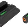 https3A2F2Fmedia.chattanoogashooting.com2Fimages2Fproduct2FXRTG13RS1PC2FXRTG13RS1PC.jpg Truglo TFX Pro Tritium/Fiber-Optic Day/Night Sights Fit Ruger SR9|Ruger SR9C|Ruger SR40|Ruger SR40C|Ruger SR45 - Orange Outline Front/Rear Green