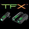 https3A2F2Fmedia.chattanoogashooting.com2Fimages2Fproduct2FXRTG13SM1A2FXRTG13SM1A.jpg Truglo TFX Tritium/Fiber-Optic Day/Night Sight Set Steyr Mannlicher M-A1 C-A1 S-A1 L-A1 White Outline Front/Rear Green