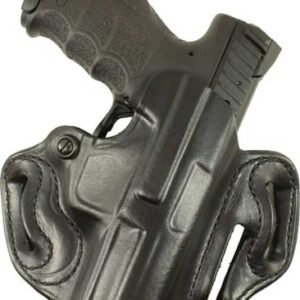 DESANTIS SPEED SCABBARD HOLSTR - RH OWB LEATHER RUGER 57 BLK