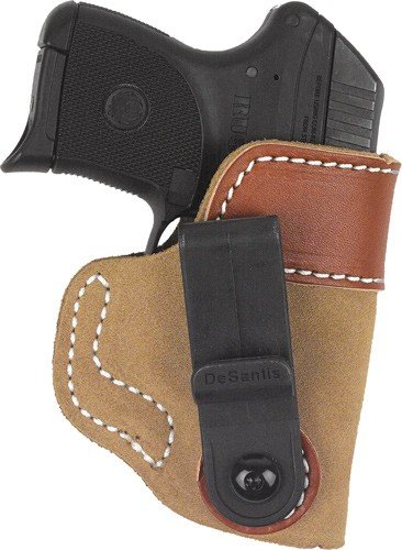 106NAV5Z0.jpg DESANTIS SOFT TUCK HOLSTER IWB - RH LEATHER RUGER LC9 NATURAL