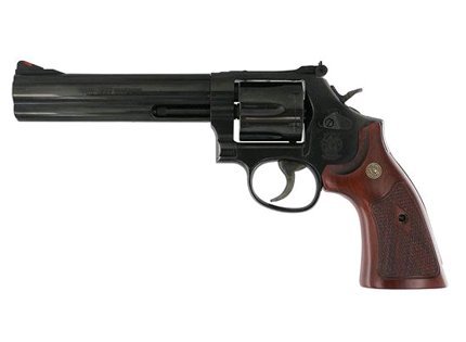 150908 SMITH AND WESSON 586 357MAG 6" BL/WD AS 6RD