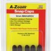 15132_pkg A-ZOOM METAL SNAP CAP 9X18MM - 9MM MAKAROV 5-PACK