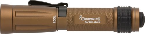 BROWNING ALPHA ELITE AA FLASH - LIGHT 200 LUMENS 1AA W/BLT CLP