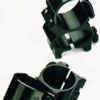 WEAVER RINGS DETACHABLE TOP - MOUNT SEE-THRU 1" BLACK