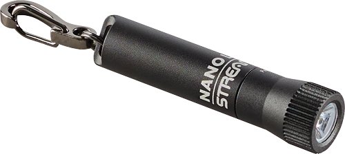 73020_RIGHT-FRONT-ANGLE.jpg STREAMLIGHT NANO LIGHT II WITH - SNAP HOOK WHITE LED BLACK