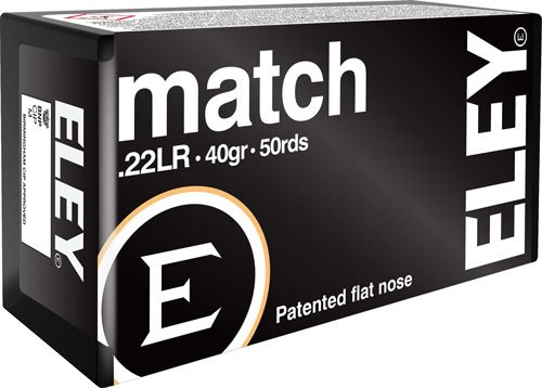 A01100_3 ELEY MATCH 22LR 40GR EPS - 50RD 100BX/CS