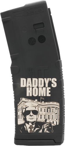 BROMAG30TRDHWH_1 BLACK RAIN MAGAZINE 5.56X45 - 30RD BLACK TRUMP DADDY'S HOME