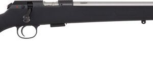 CZ 457 AMERICAN 22LR 20.5" SS - THREADED BBL. BLACK STOCK