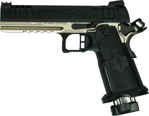 GLFA 1911DS SYNERGY 9MM 5" 20 - SHOT BLK SLIDE PLATINUM FRAME