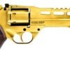 G340225_1_1 CHIAPPA RHINO 60DS 357MAG - 6" ADJ. SIGHT GOLD/WALNUT.