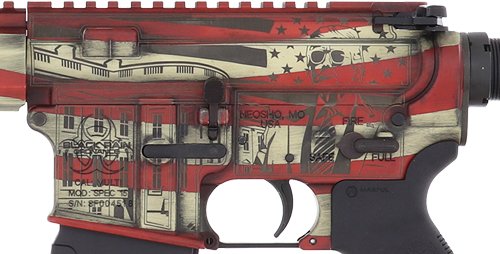 BLACK RAIN SPEC15 TRUMP CUSTOM - PATRIOT 5.56 AM FLAG 30RD