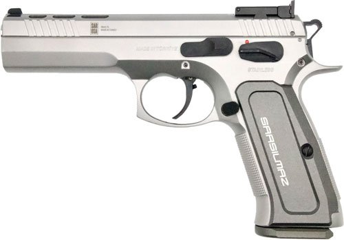 GK12SPSTX_LEFT SAR USA K-12 SPORT X PISTOL - 9MM 4.7" BBL 17RD STAINLESS