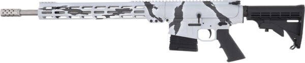 GL10308SSPSNO_LEFT GLFA AR10 RIFLE 308 WIN 18" - S/S BBL 10RD PURSUIT SNOW CAM