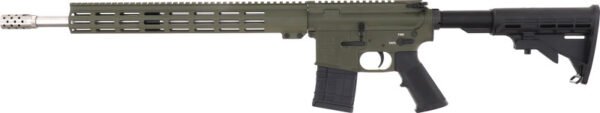 GL15450SSODG_LEFT GLFA AR15 450 BUSHMASTER - 18" S/S BBL OD GREEN