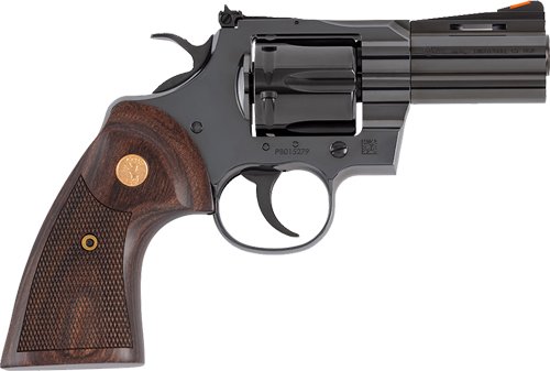 GPYTHONBP3WTS COLT PYTHON 357MAG 3" 6RD - BLUED WALNUT GOLD MEDALLION