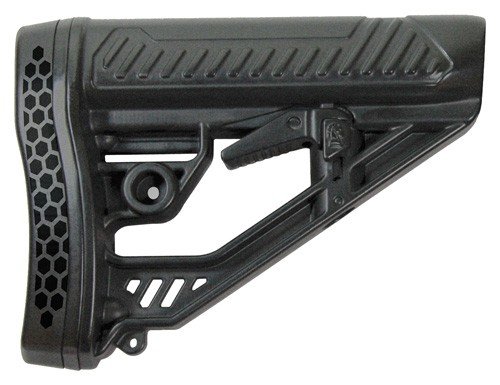 ADAPTIVE TACTICAL STOCK AR-15 - MIL-SPEC POLYMER BLACK