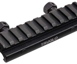 TRUGLO PICATINNY RISER MOUNT BLACK