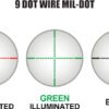 U6245AOIEW_RGB-RETICLE UTG SCOPE 6-24X50 1" AO - 36 COLOR ILLUMINATED MIL-DOT