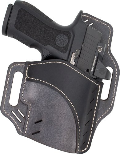 UGH2GRY.jpg VERSACARRY HORIZON HOLSTER OWB - GREY BASE BLACK PATCH SIZE 2