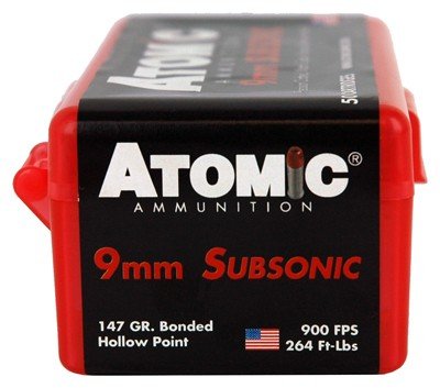a00438_end_1_1 ATOMIC 9MM LUGER 147GR - SUBSONIC JHP 50RD 10BX/CS