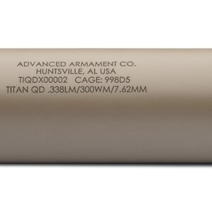 AAC (ADVANCED ARMAMENT) TITAN-QD 338LM FDE SILENCER