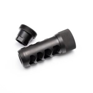 Area 419 Sidewinder Magnum Self Timing Muzzle Brake 30 cal 3/4-24 Thread Black Nitride