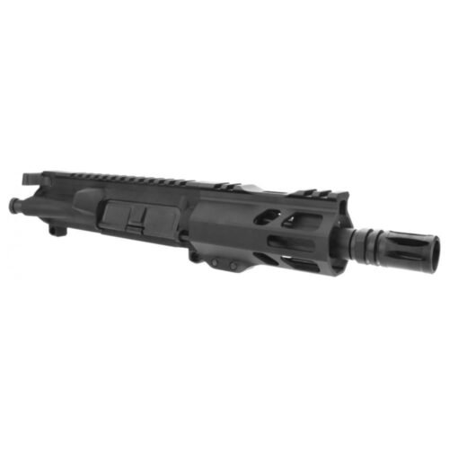 https3A2F2Fmedia.chattanoogashooting.com2Fimages2Fproduct2FEFBU55652FEFBU5565-1.jpg TacFire AR-15 Complete Upper 5.56 NATO 5" Barrel Black with Bolt Carrier Group