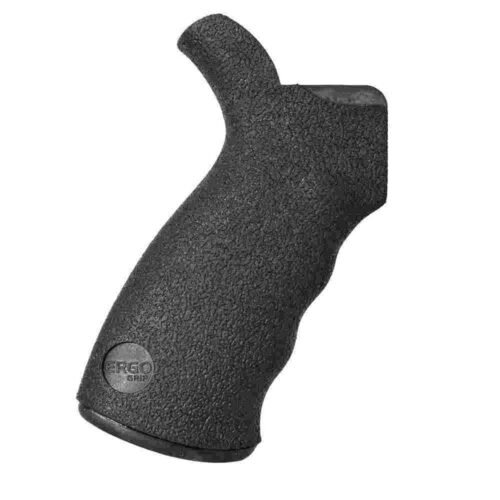 https3A2F2Fmedia.chattanoogashooting.com2Fimages2Fproduct2FEO4009BK2FEO4009BK-1.jpg Ergo Original Grip Aggressive Texture Suregrip for AR-15/M16 Ambi Black