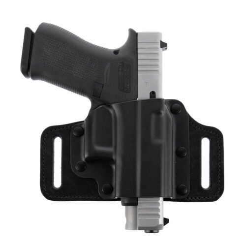 https3A2F2Fmedia.chattanoogashooting.com2Fimages2Fproduct2FGETS212B2FGETS212B-1.jpg Galco Tacslide Belt Holster for Kimber 1911 5" Black RH