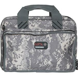 G-Outdoors Quad Pistol Range Bag with Magazine Storage & Dump Cups-Fall Camo